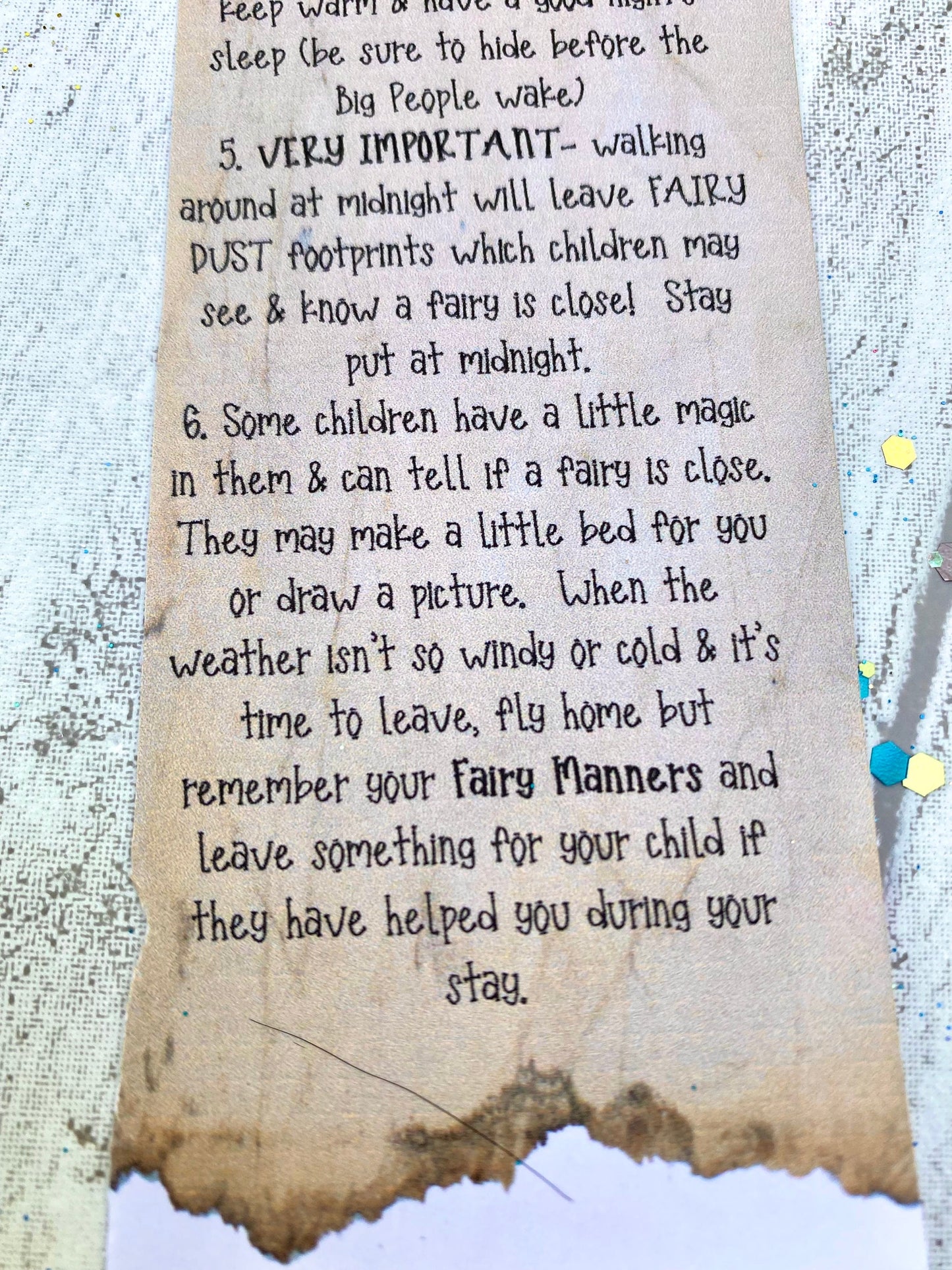 Fairy Footprints Stencil- Fairy Penpal- Evidence A Fairy has Moved In! Proof a fairy is staying Fairy Footsteps Stencil Kit & Fairy Gift Set