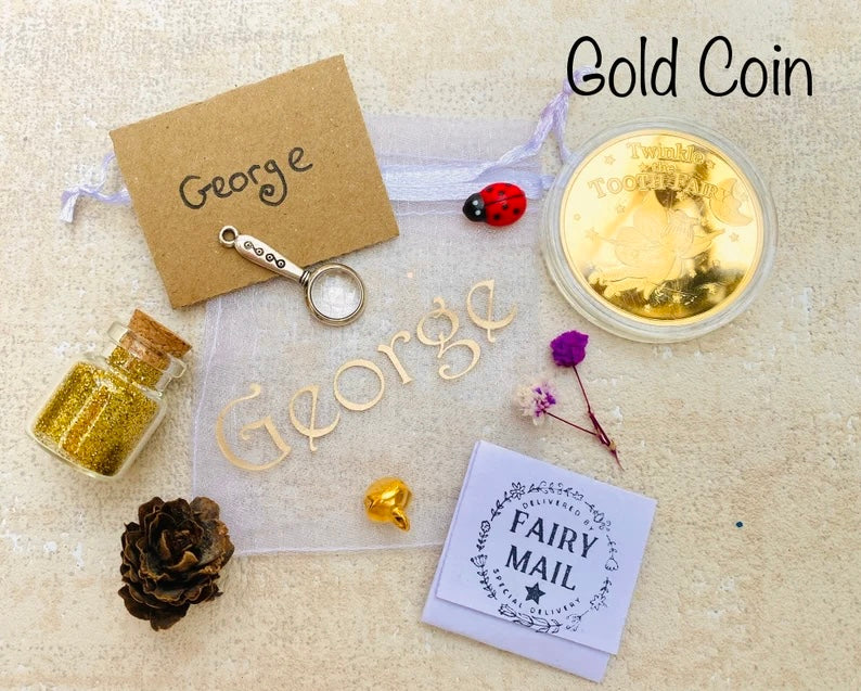 Tooth Fairy Gift Set- Tooth Fairy Letter with Fairy Dust