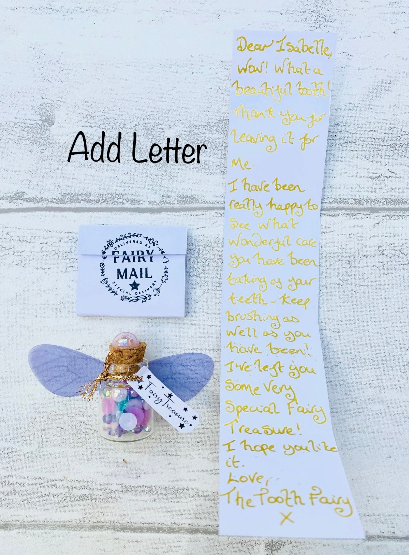 Fairy Treasure! Perfect for leaving by a Fairy Door, in the Garden or from The Tooth Fairy!
