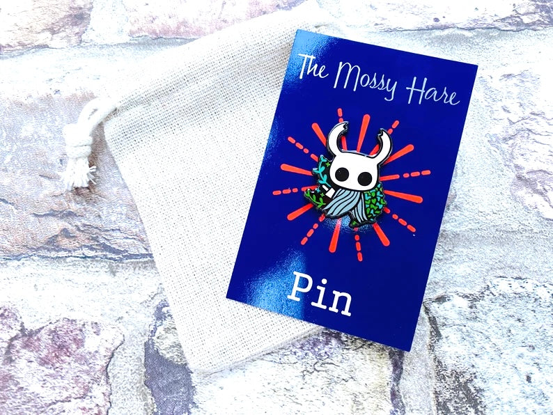 Hollow Knight Pin- Hornet, Shade, Grub & Hk stickers