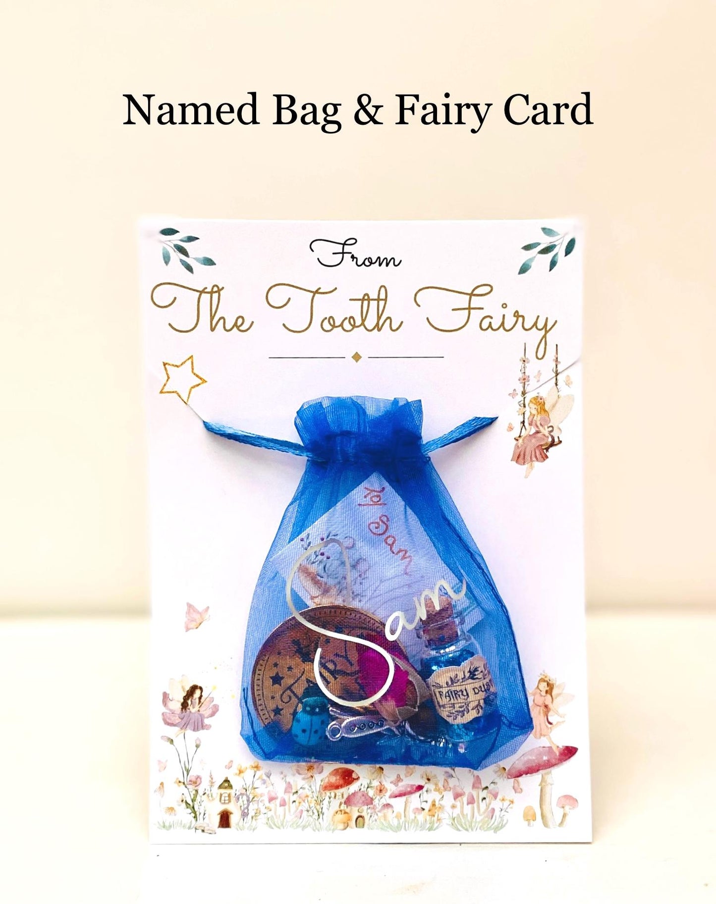 Tooth Fairy Kit- Tooth Fairy Letter, Fairy Dust and Tooth Fairy Gold Coin- First Tooth or Other Tooth. Tooth Fairy Gifts & Tooth Collection