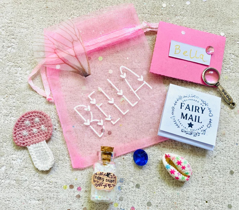 Girl’s Tooth Fairy Kit- Tooth Fairy Letter with Fairy Dust