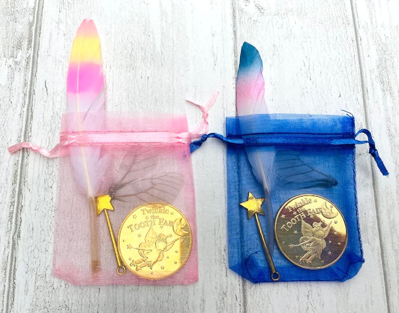 Large Gold Tooth Fairy Coin- perfect Tooth Fairy Gift (special First Tooth Fairy present)