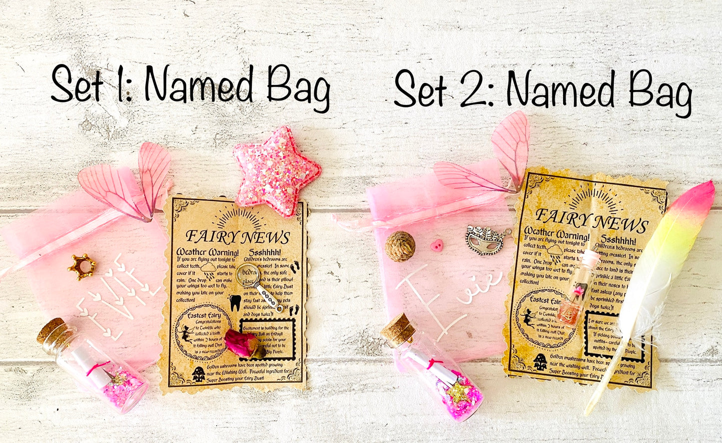 FAIRY NEWSPAPER Tooth Fairy Kit-Tooth Fairy Letter- Tooth Fairy Bottle-Message in a bottle- Tooth Fairy Gifts- Tooth Fairy First Tooth