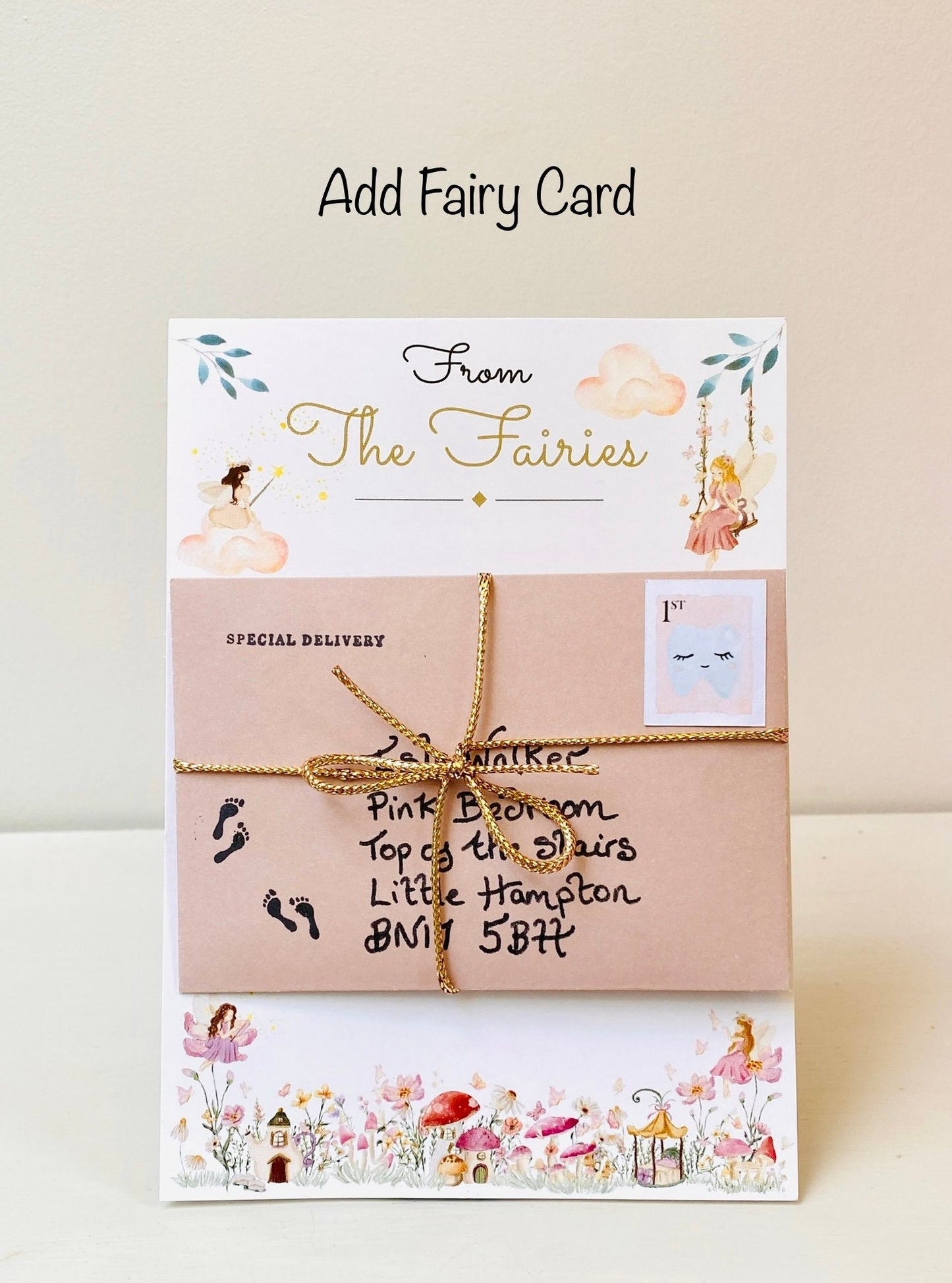 DELUXE Tooth Fairy LETTER with Tooth Certificate, Fairy Gold Coin, Fairy Dust and Tooth Fairy Gifts- Tooth Fairy Kit