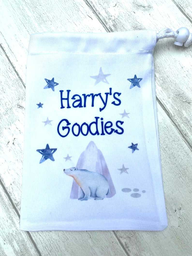 Arctic Animals Kids Apron plus Cookie Mix Jar! Polar Bear, Penguin, Seal Children’s Winter Gift! Great Child Baking Set Gift! Christmas