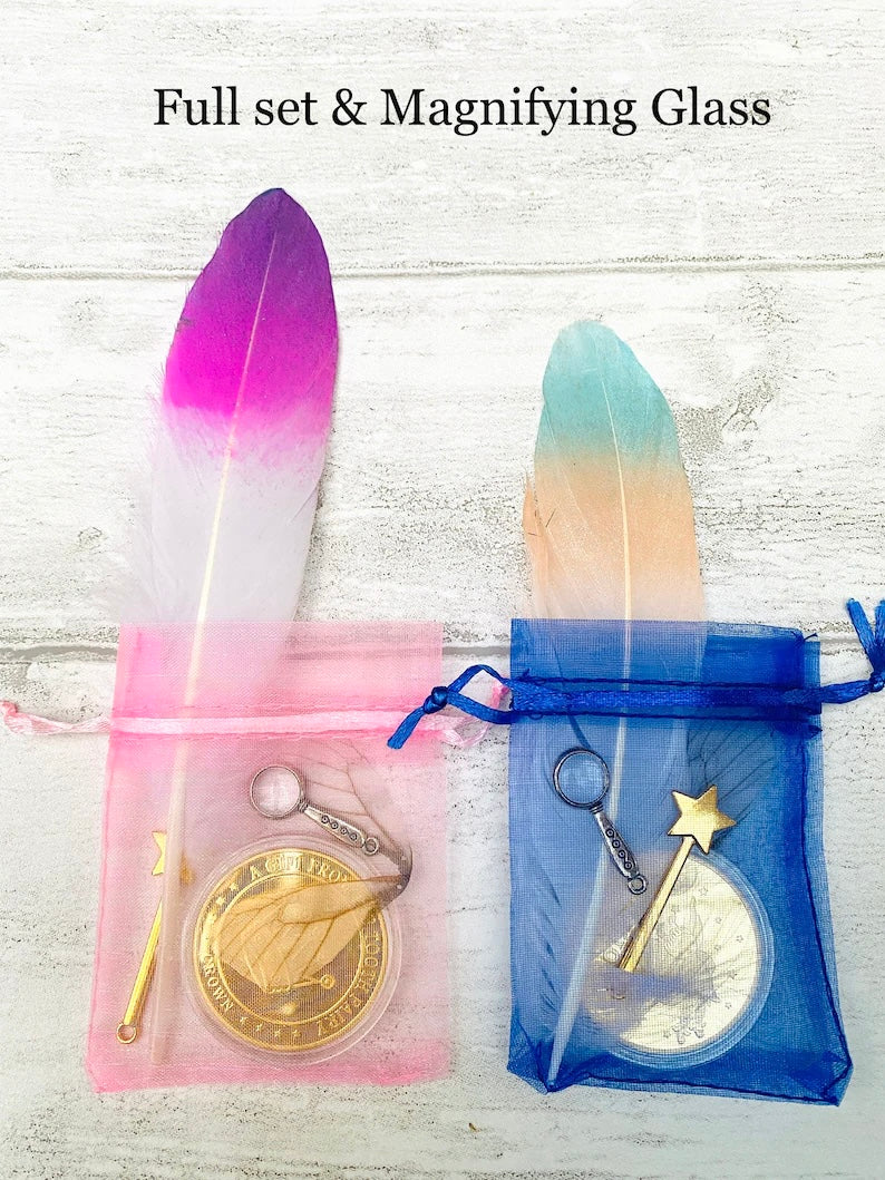Large Gold Tooth Fairy Coin- perfect Tooth Fairy Gift (special First Tooth Fairy present)