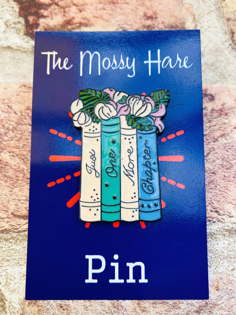 A Good Book is Too Short Enamel Pin - Badge Pin Lapel