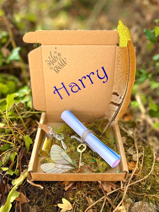 BOY’S Tooth Fairy Kit - Tooth Fairy Letter- Personalised Boy’s Tooth Fairy Set- Custom Letter, Fairy Dust & Wings,