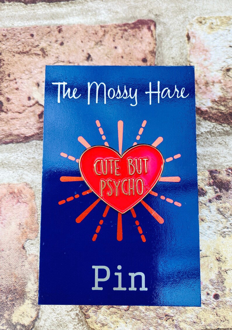 Funny Enamel Pin! Humorous badge! Cute enamel pin