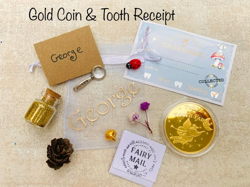 Tooth Fairy Gift Set- Tooth Fairy Letter with Fairy Dust