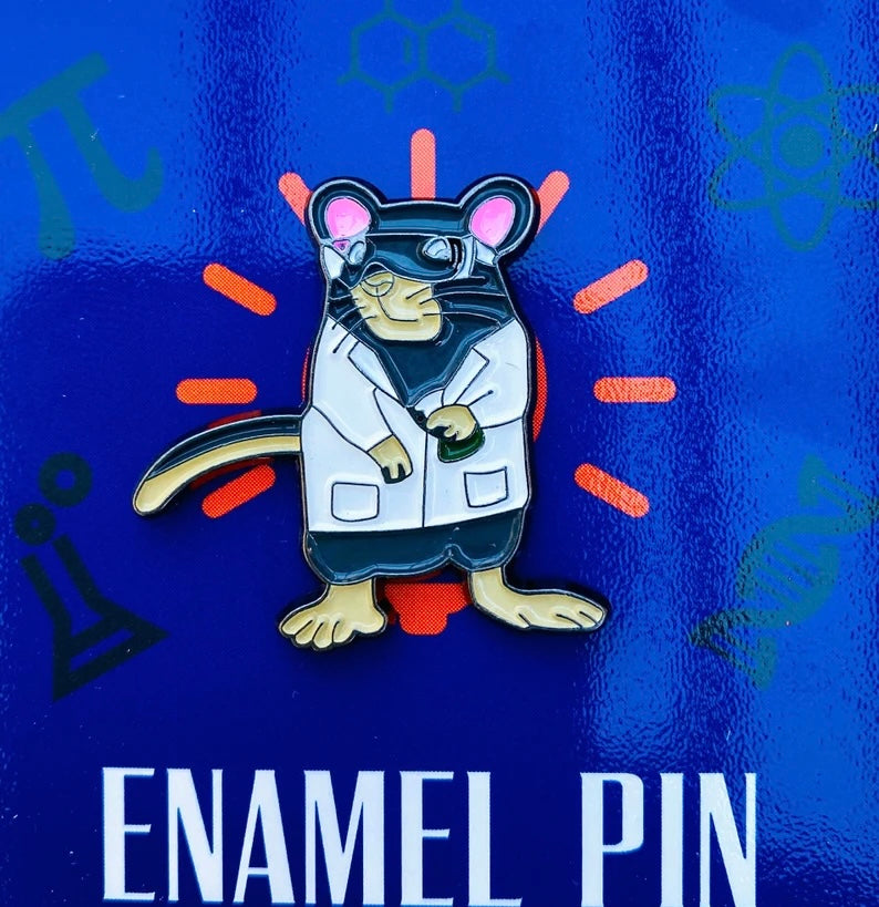 Funny Science Enamel Pin - Chemistry teacher giftUniversity Badge & stickers for laptops! Scientist- chemist gift- physicist gift