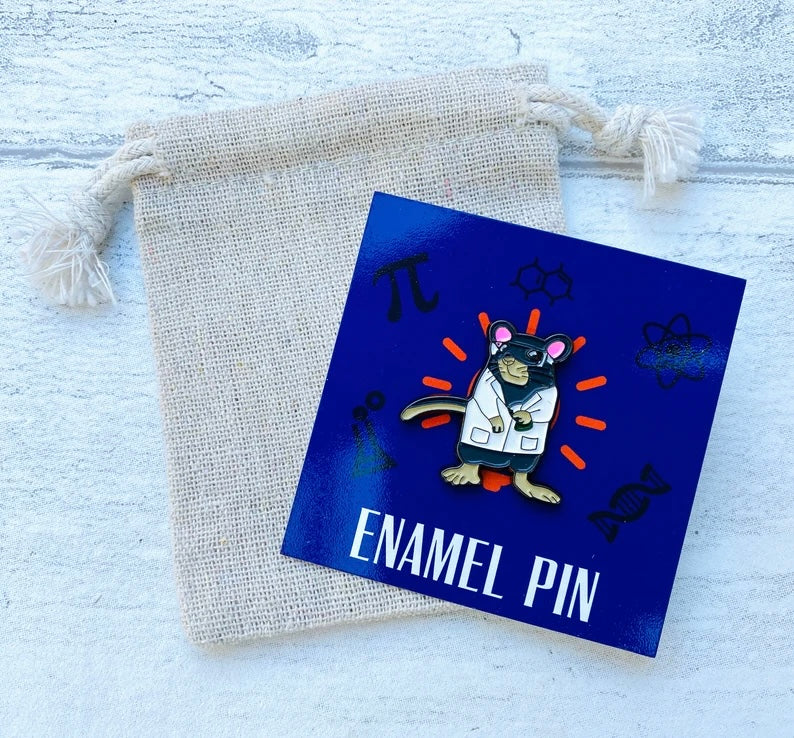 Funny Science Enamel Pin - Chemistry teacher giftUniversity Badge & stickers for laptops! Scientist- chemist gift- physicist gift