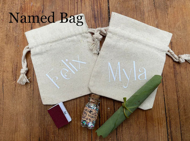 Tooth Fairy Letter Leaf- Natural Tooth Fairy Kit- Eco Tooth Fairy Gifts- Woodland Tooth Fairy