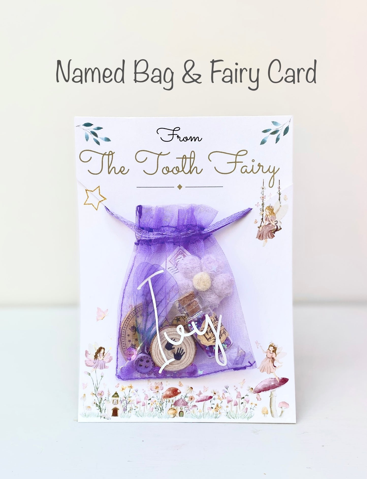 Tooth Fairy Kit- Tooth Fairy Letter, Fairy Dust and Tooth Fairy Gold Coin- First Tooth or Other Tooth. Tooth Fairy Gifts & Tooth Collection
