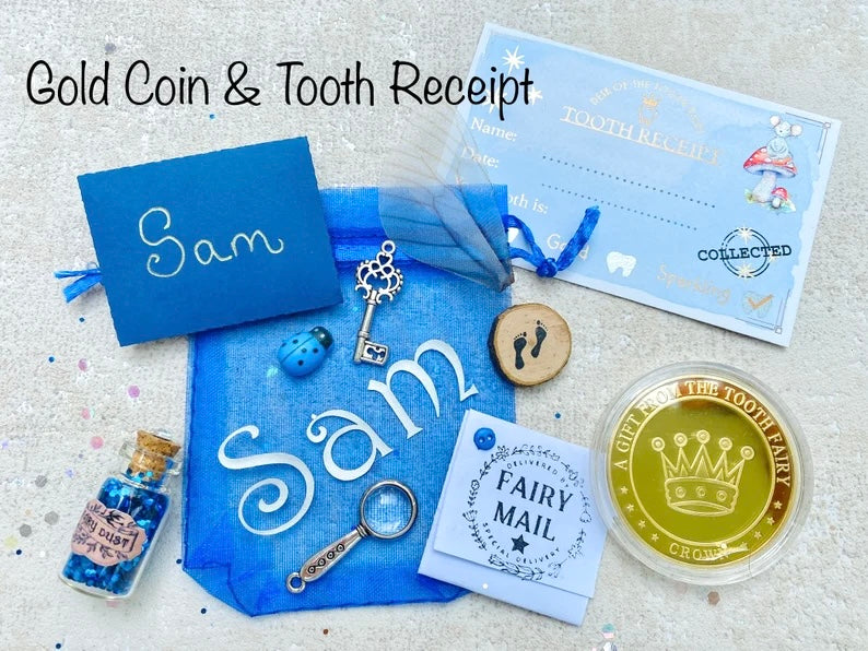 Tooth Fairy Gift Set- Tooth Fairy Letter with Fairy Dust