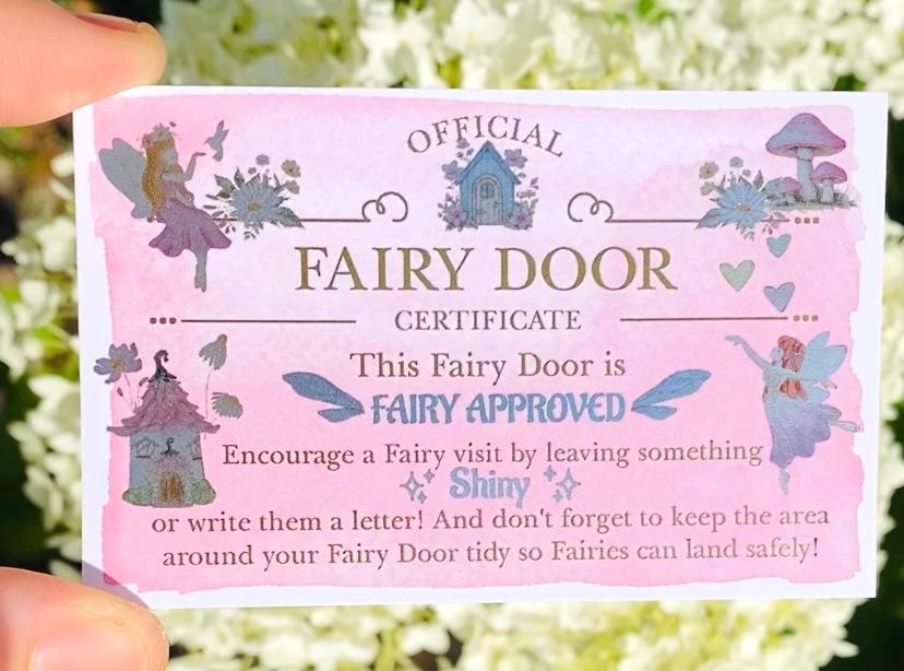 OPENING Fairy Doors - Fairy Bedroom Decor- perfect Fairy Birthday Gift! Fairy Door Key with Fairy Dust and Fairy Gold Coin.