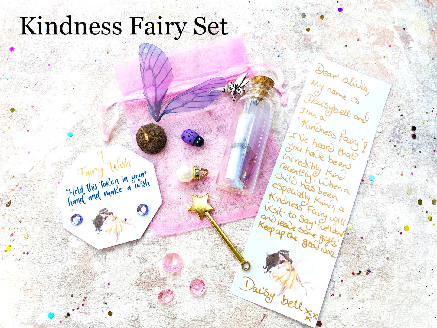 ANY Occasion Fairy Visit! Tooth Fairy Letter, Dummy Fairy, Kindness/Bravery Fairy, Big Sister Fairy Personalised Handwritten Letter Gifts