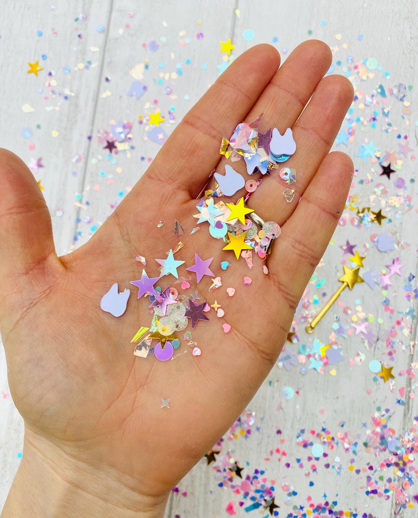 Tooth Fairy Confetti- leave a glittering, magical trail showing where The Tooth Fairy landed when collecting your child’s tooth! First Tooth