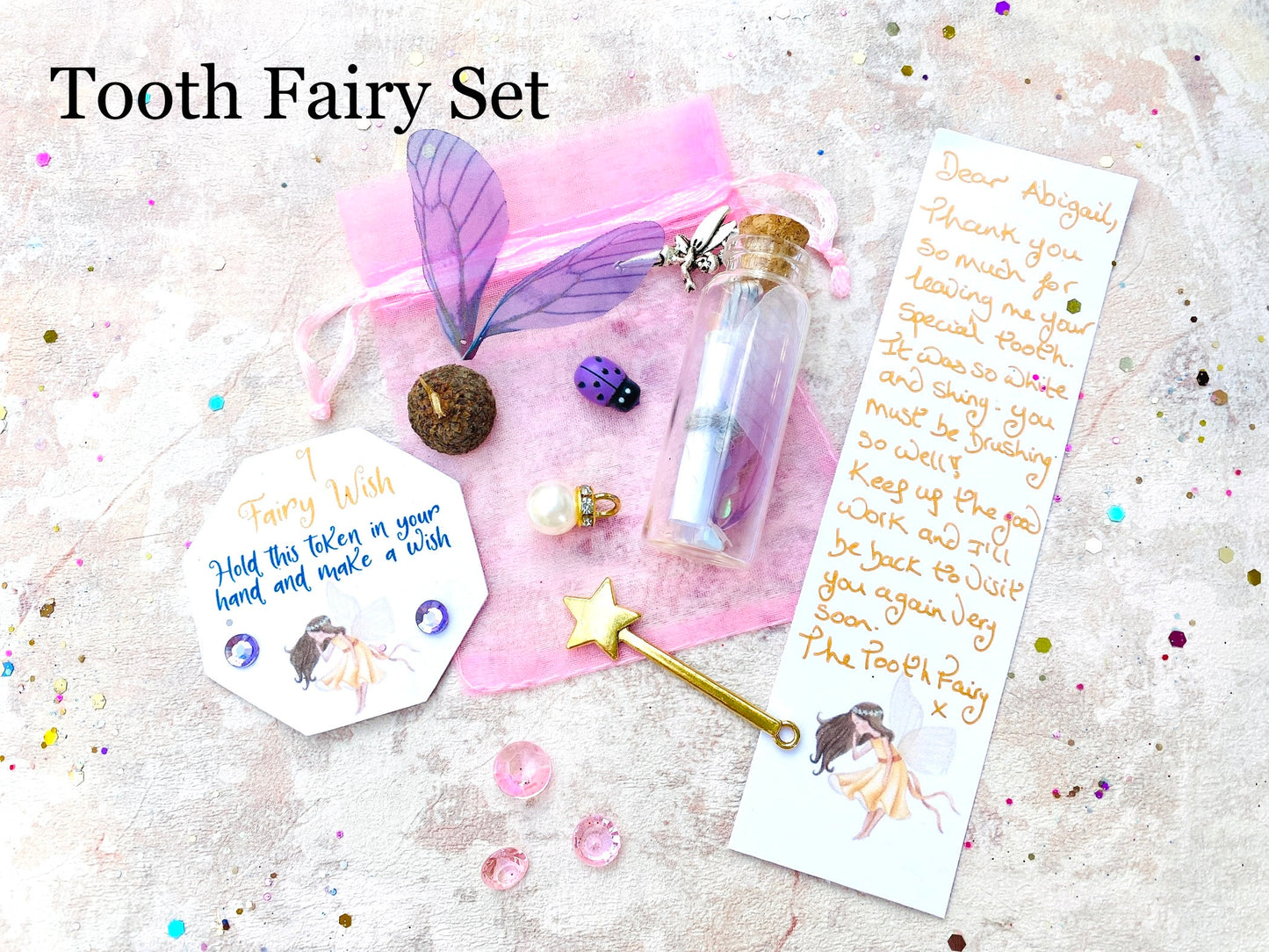 ANY Occasion Fairy Visit! Tooth Fairy Letter, Dummy Fairy, Kindness/Bravery Fairy, Big Sister Fairy Personalised Handwritten Letter Gifts