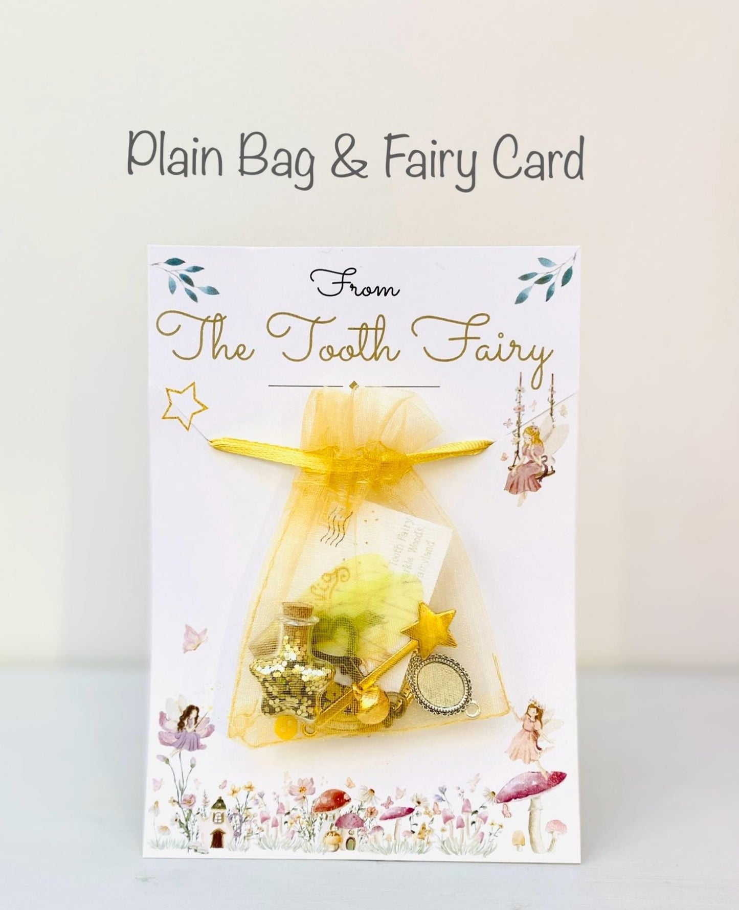Tooth Fairy Kit- Tooth Fairy Letter, Fairy Dust and Tooth Fairy Gold Coin- First Tooth or Other Tooth. Tooth Fairy Gifts & Tooth Collection