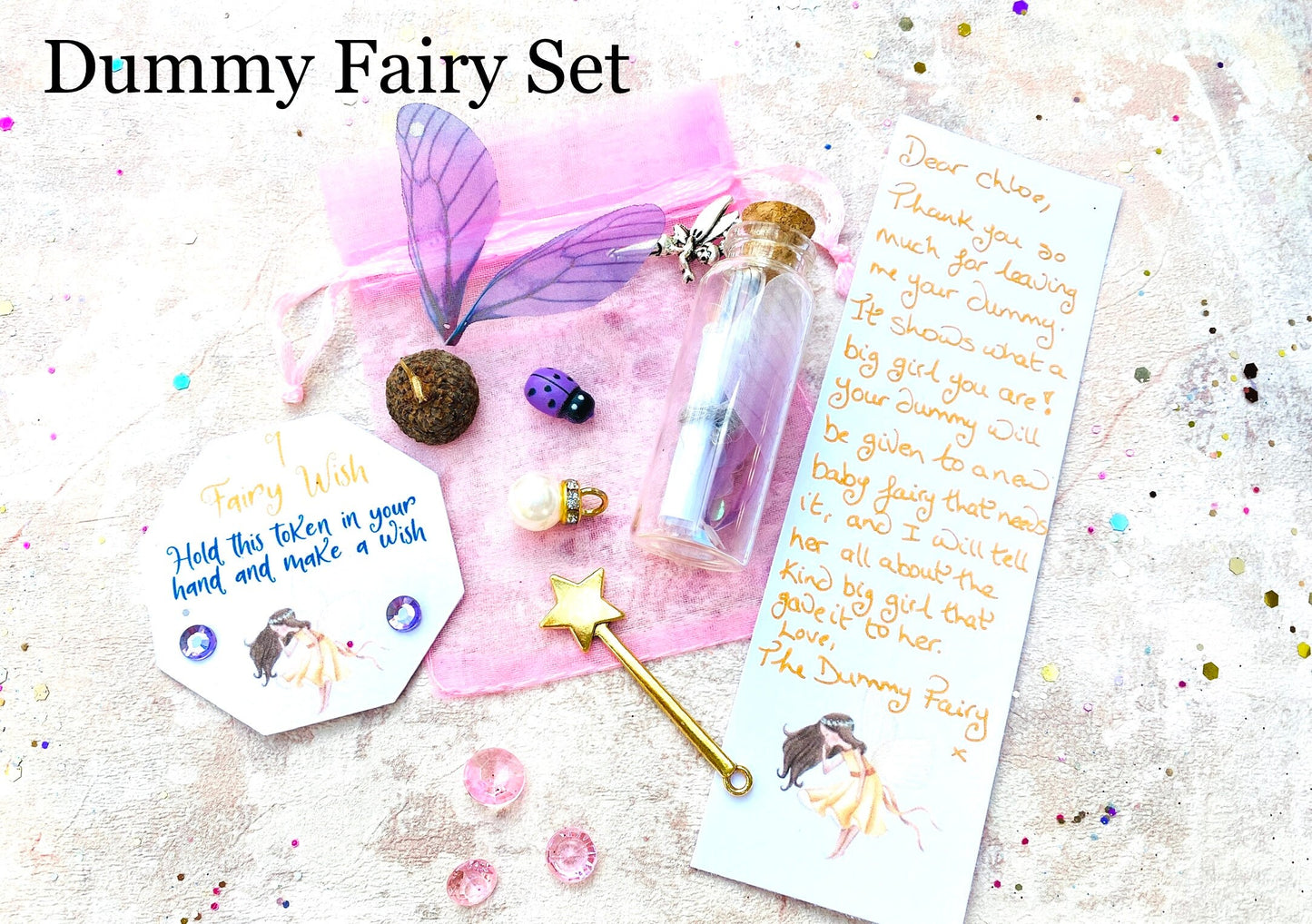 ANY Occasion Fairy Visit! Tooth Fairy Letter, Dummy Fairy, Kindness/Bravery Fairy, Big Sister Fairy Personalised Handwritten Letter Gifts
