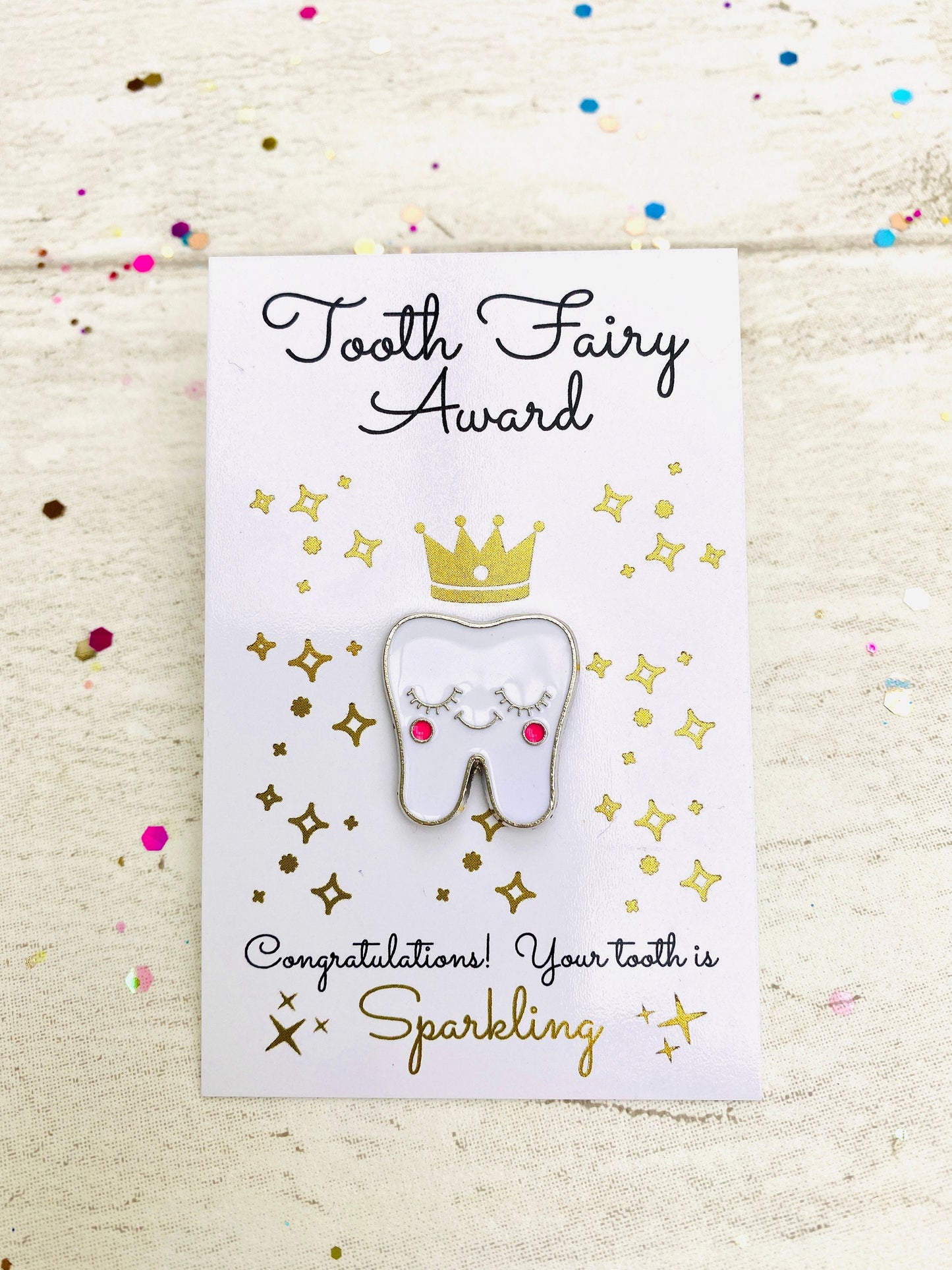 Tooth Fairy Gold Coin- Gift from the Tooth Fairy, Tooth Fairy Certificate, First Lost Tooth Certificate, Tooth Fairy Kit
