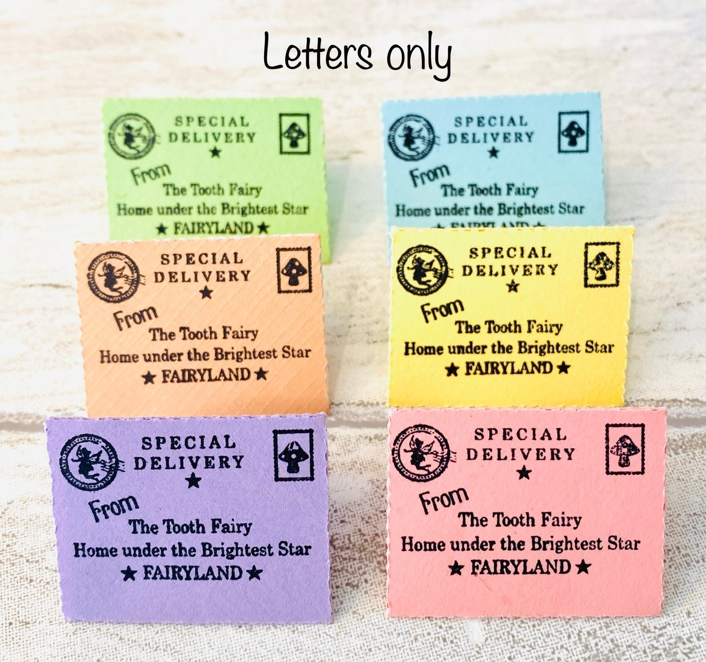 6 Personalised Tooth Fairy Letters with Fairy Dust & Gold Coins! Tooth Fairy Kit, Tooth Fairy Set with Fairy Gifts! First Tooth Fairy Visit