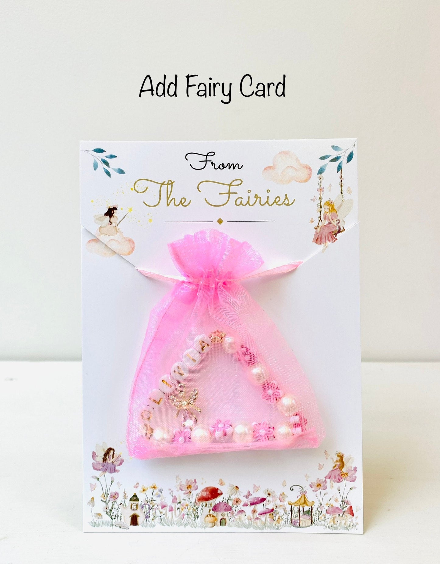 Tooth Fairy Bracelets or Dummy Fairy Gift & Letter! Party Bag Fillers, Fairy Gift Fairy for Fairy Party Bags! Tooth Fairy Letter and Gift!