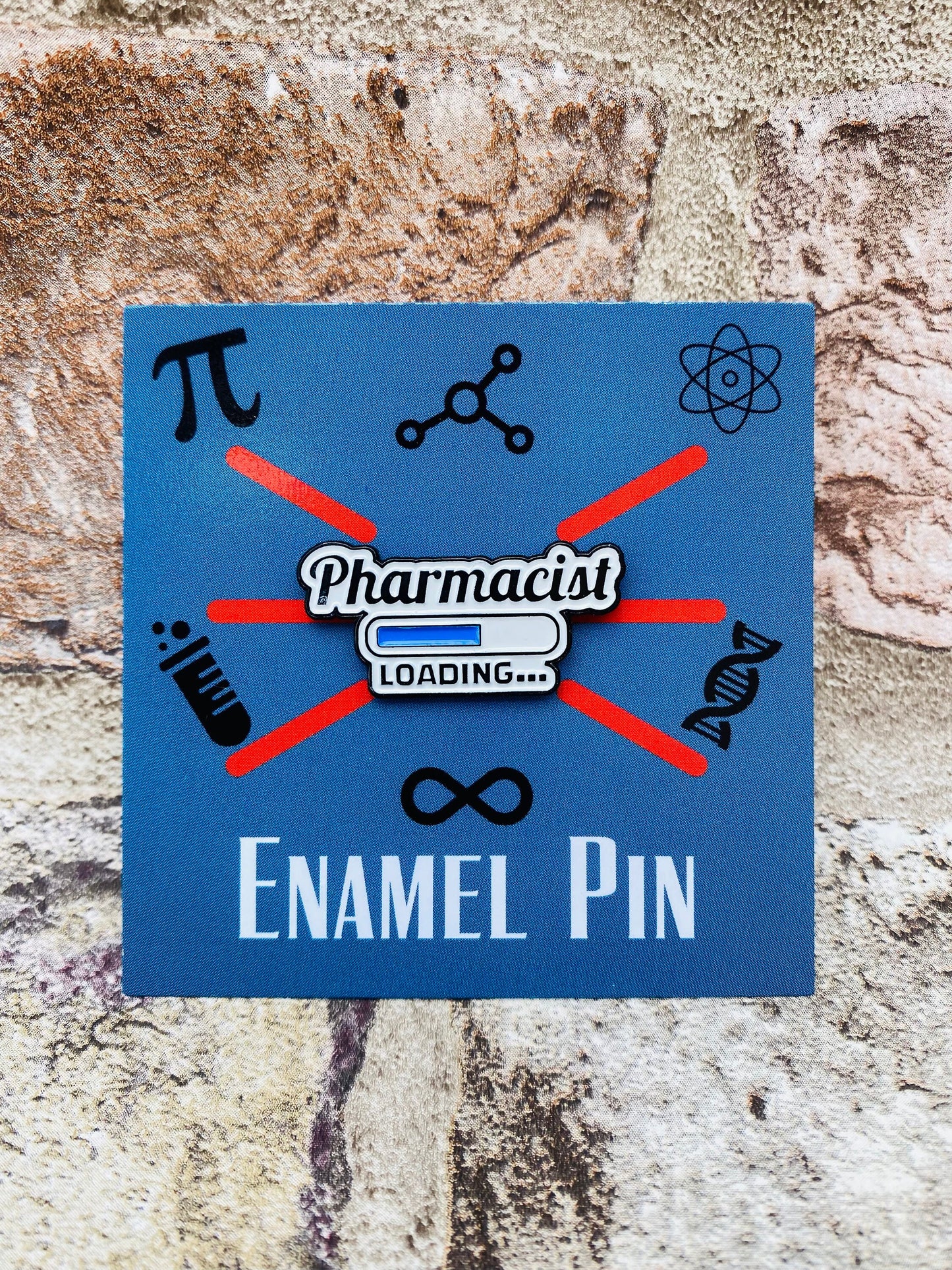 PERSONALISED MEDICAL Badge (Enamel Pin)- medical student, college, medicine university, pharmacist training & science stickers gift