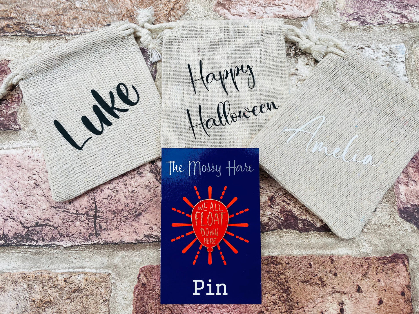 Halloween enamel pin - IT Movie Enamel Pin! Pennywise Balloon Badge & George’s Boat Badge- Halloween Badge Pin Lapel