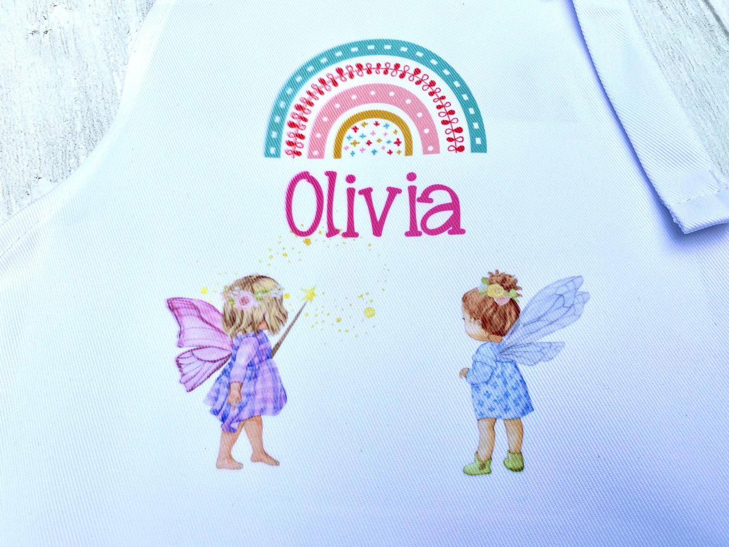 Fairy Apron- Kids Apron plus Fairy Cookie Jar Mix! Children’s Magic Halloween Gift! Great Child Baking Set Apron Gift!