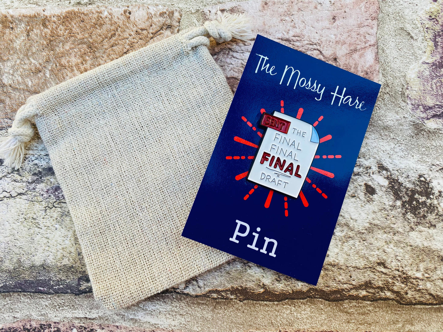 Writer’s Enamel Pin- Writers Badge Lapel
