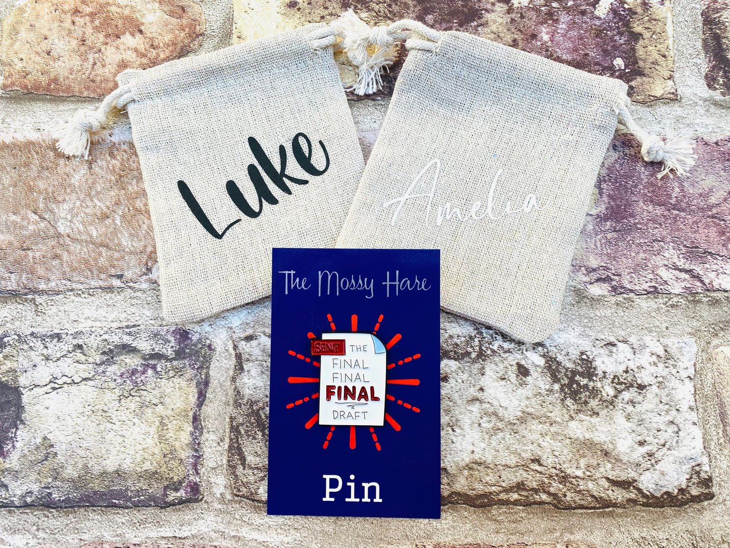 Writer’s Enamel Pin- Writers Badge Lapel