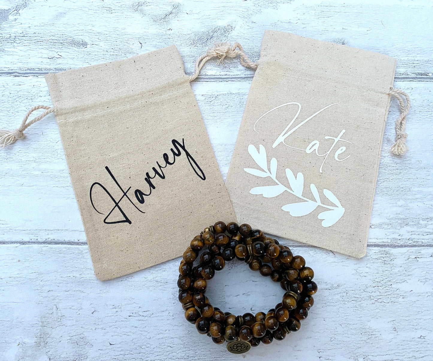 108 Mala Tiger’s Eye Stone Meditation Necklace. Beautiful Tiger Stones. Japa Mala. Prayer beads.