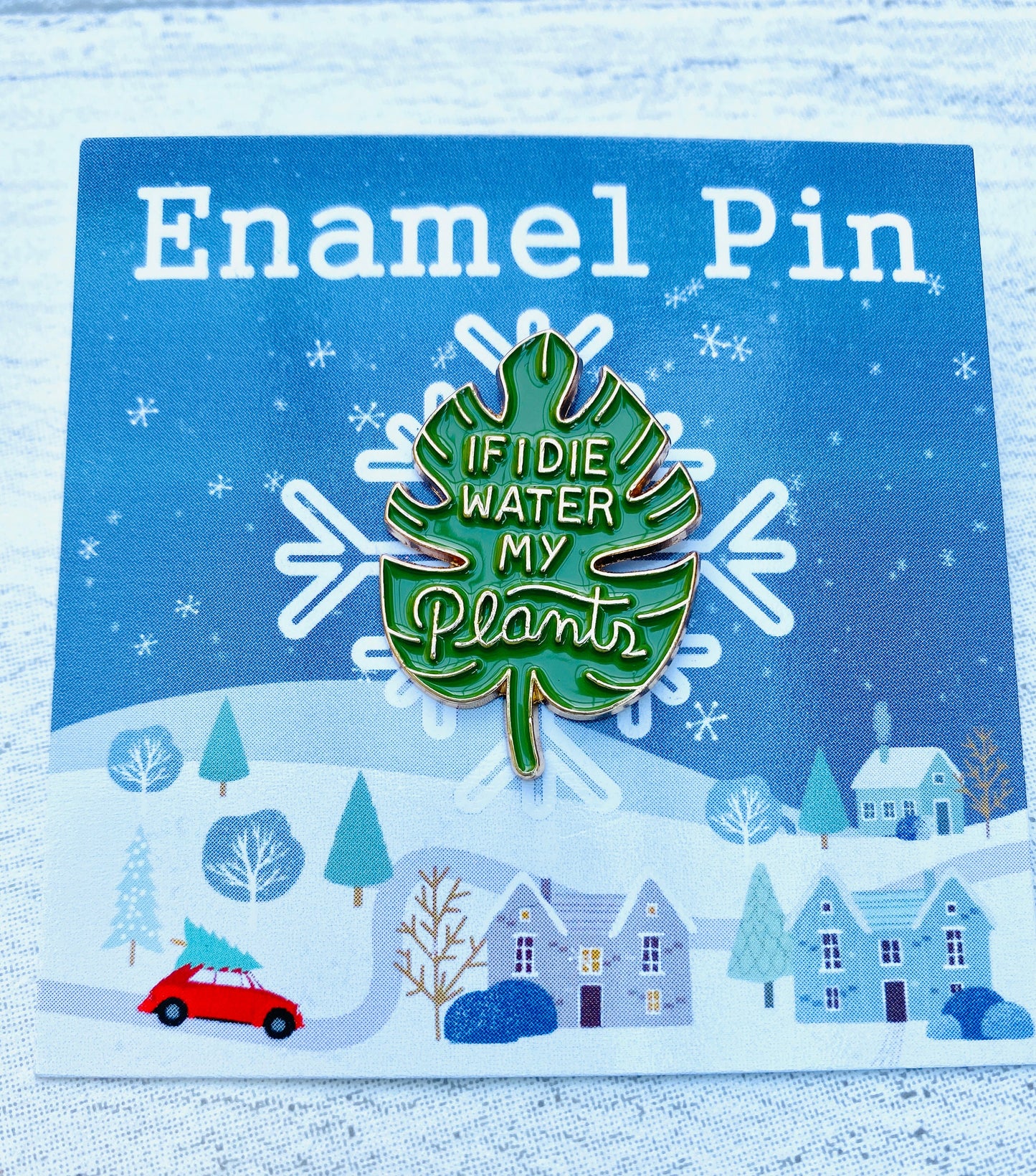 Plant Lover Enamel Pin! Funny Plant Gift- Crazy Plant Lady Badge Lapel