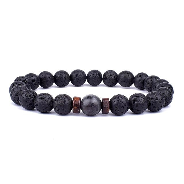 Beaded Viking Bracelet- Healing Bracelet for Men