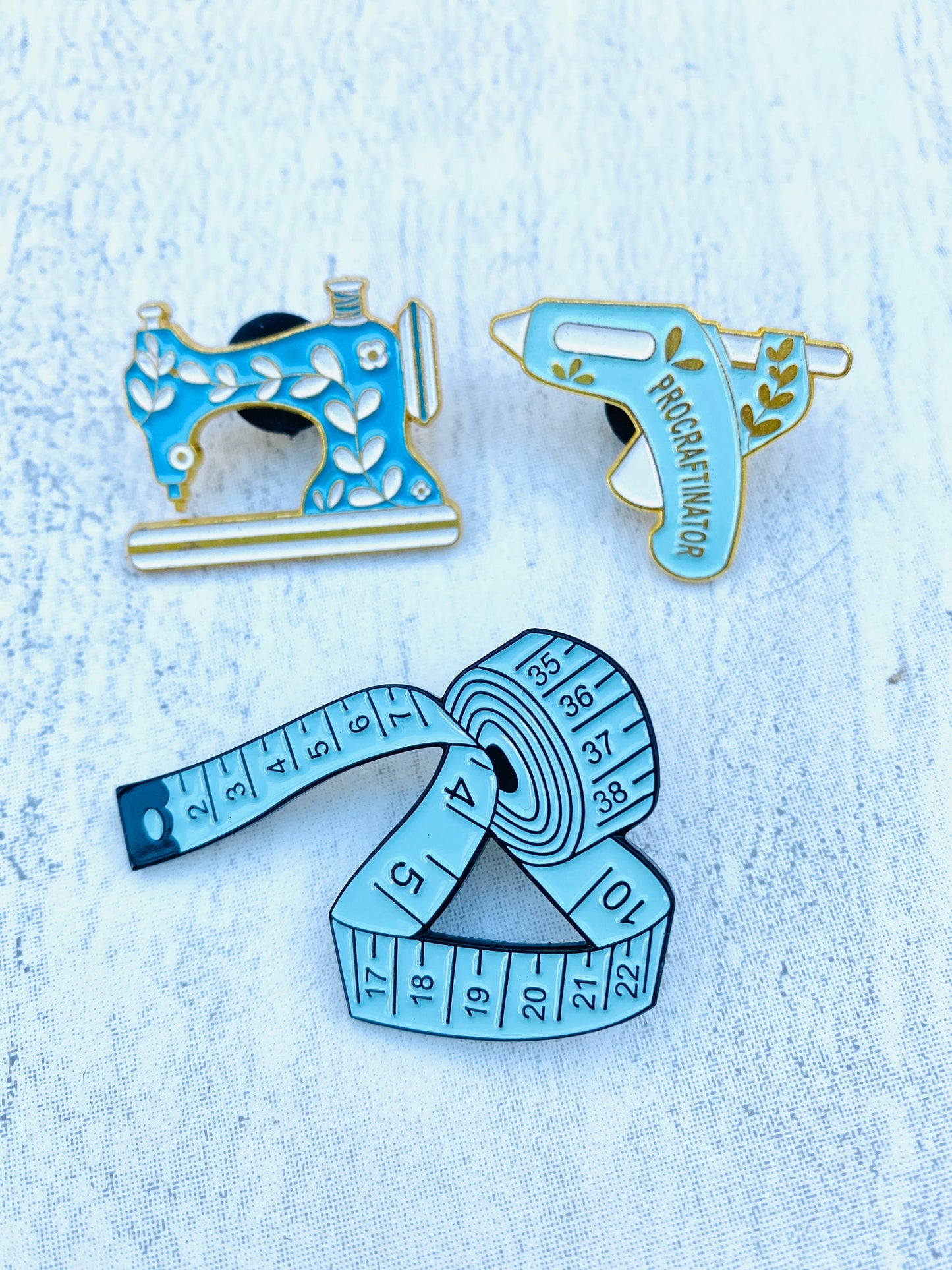 Crafters Enamel Pin- Dressmaker, Craft, Badge Lapel
