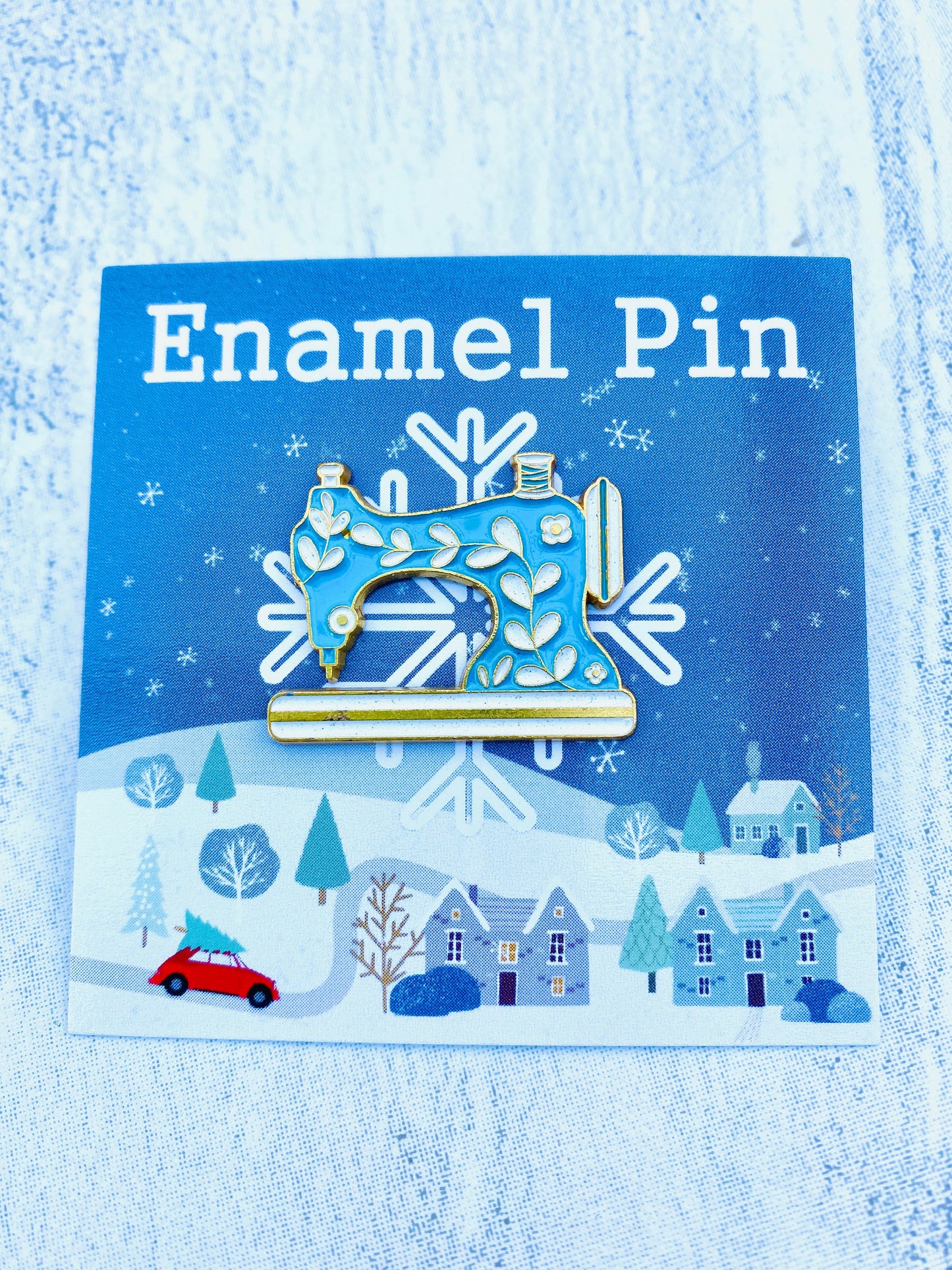 Crafters Enamel Pin- Dressmaker, Craft, Badge Lapel