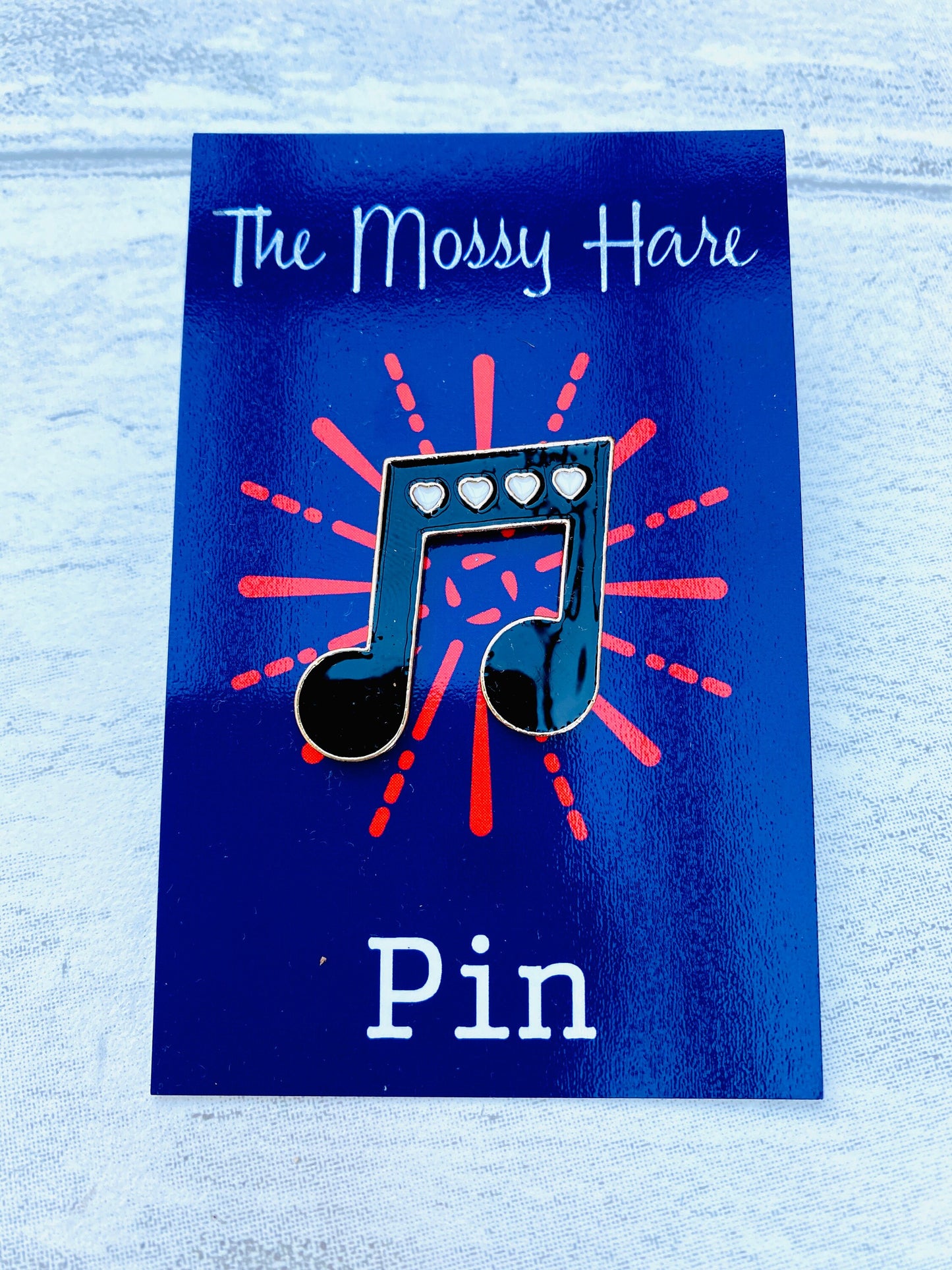 Music Enamel Pin - Musician badge, Music Lover lapel