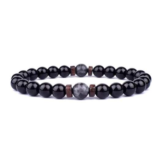 Beaded Viking Bracelet- Healing Bracelet for Men