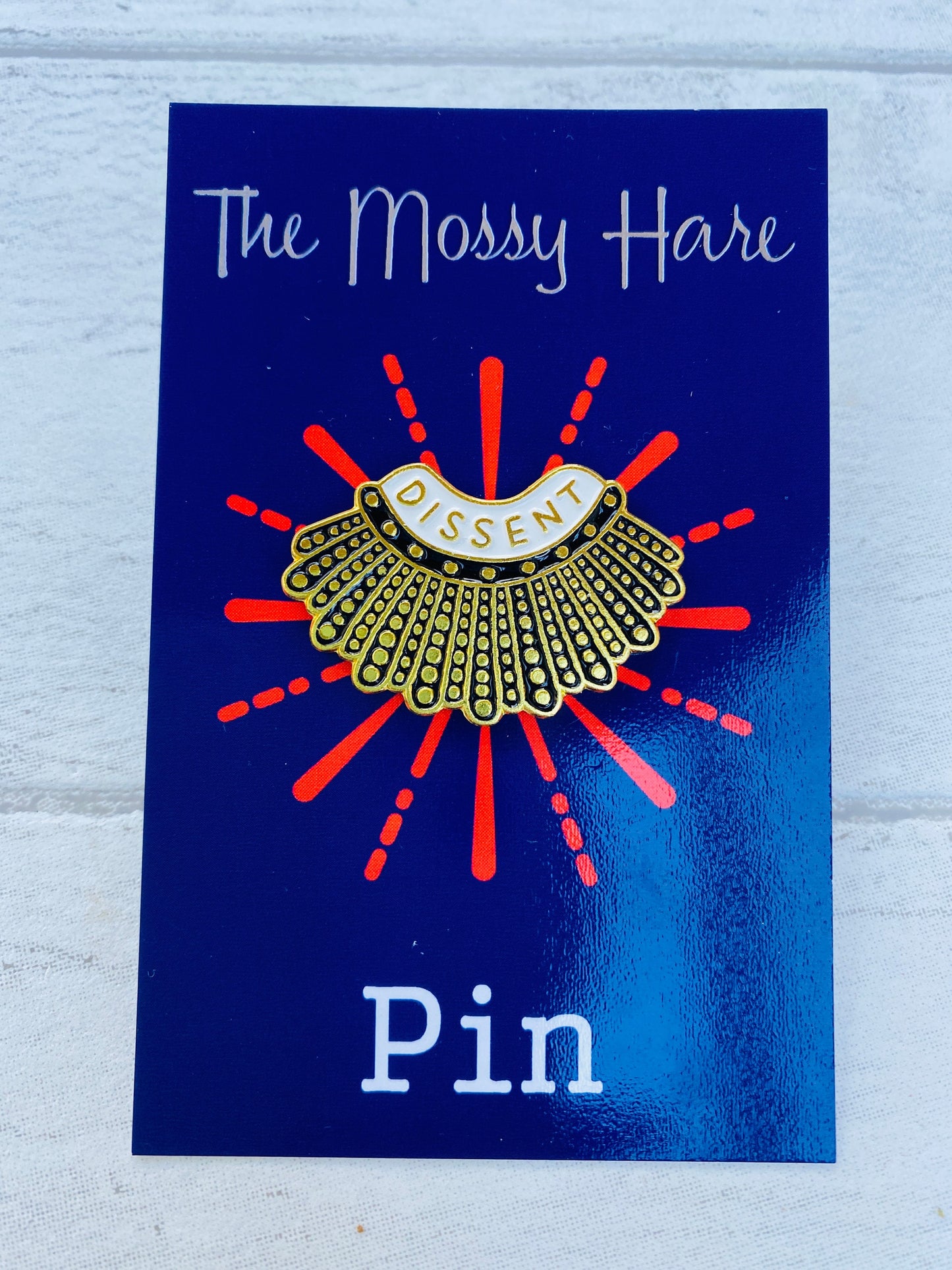 Feminist Rebel Enamel Pin- Girl Power Badge Lapel