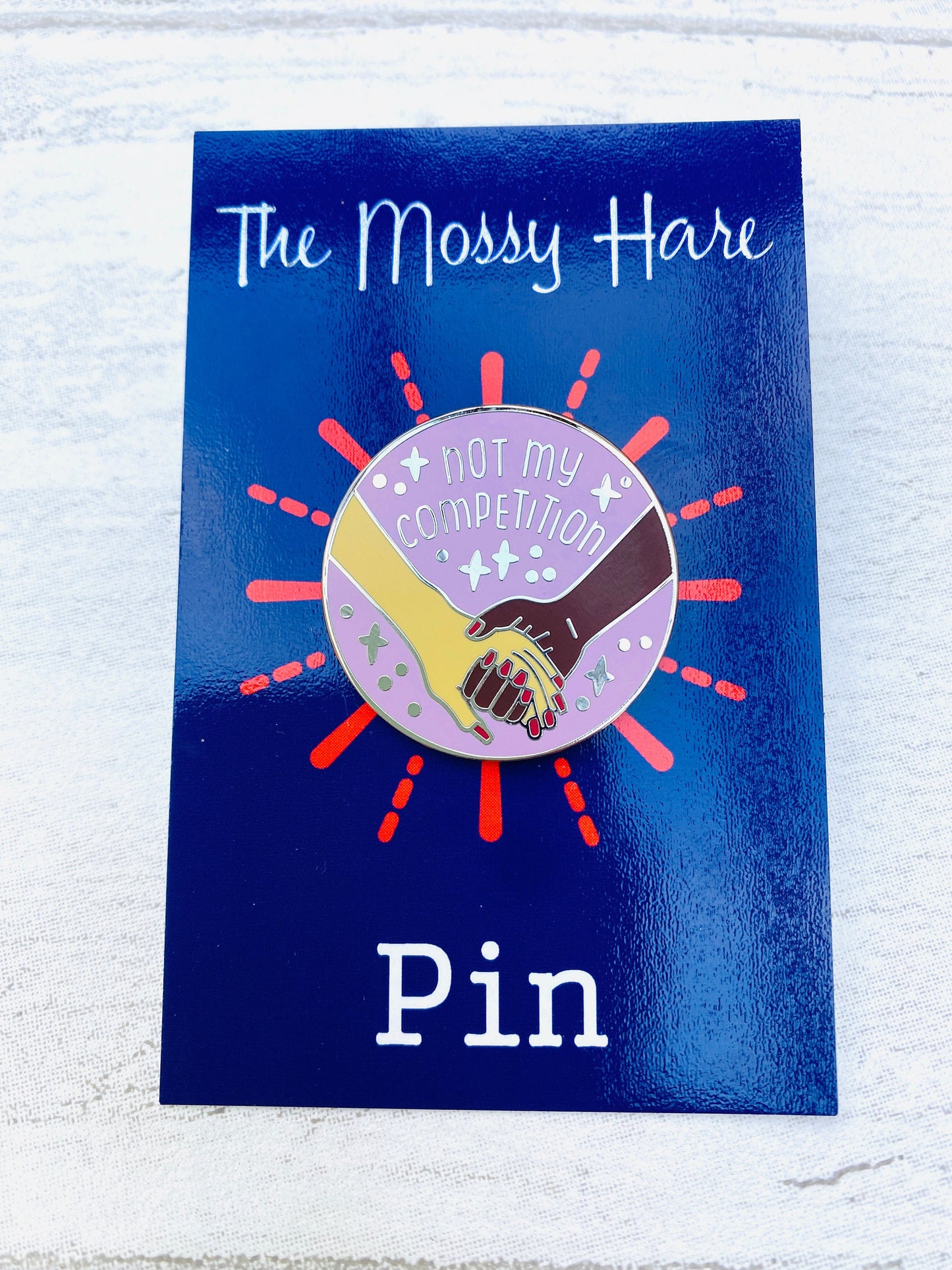 Feminist BLM Peace Enamel Pin! Positivity badge, lapel