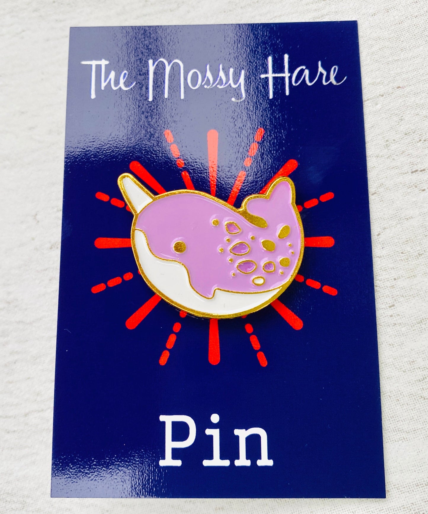 Cute Narwhal, Turtle, Seahorse Sealife Sea Creatures Enamel Pin! Badge Lapel