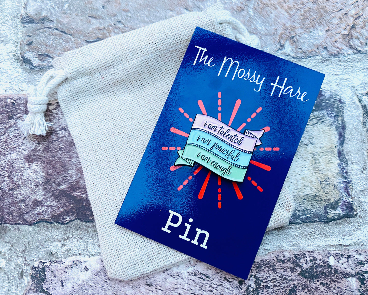 Positivity Enamel Pin- Motivational Girl Power Badge Lapel