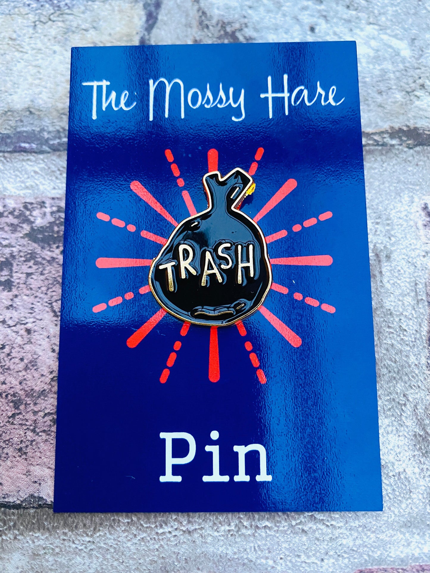 Funny Enamel Pin - Dark Badge, Humourous Lapel