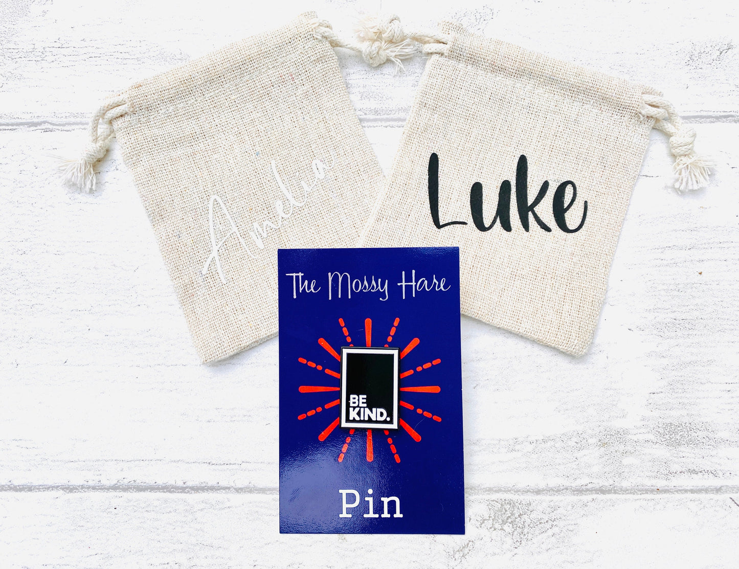 Be Kind Enamel Pin- Humanitarian Badge, Kindness Lapel