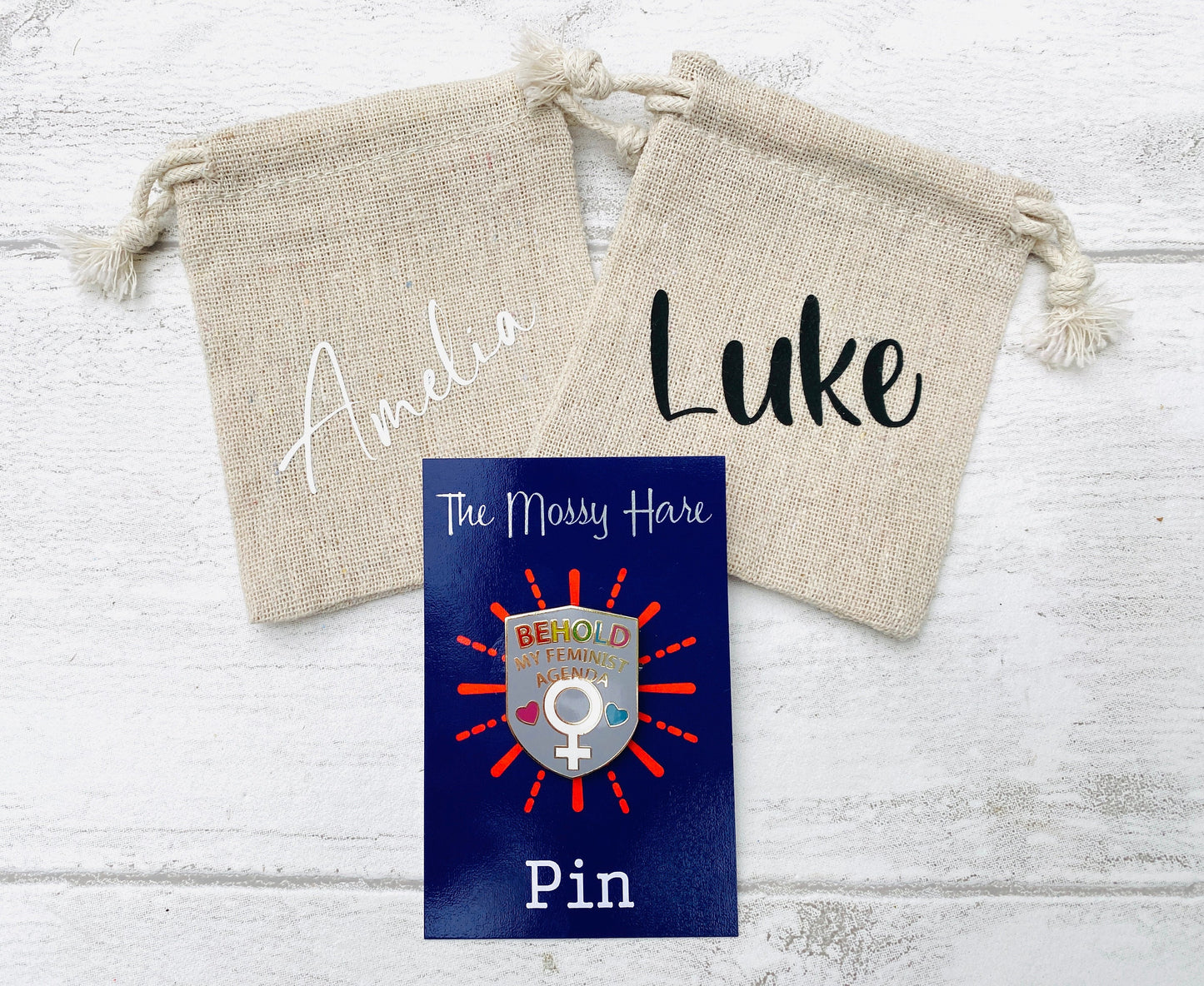 Funny Feminist Enamel Pin- Humourous Feminist Badge Lapel
