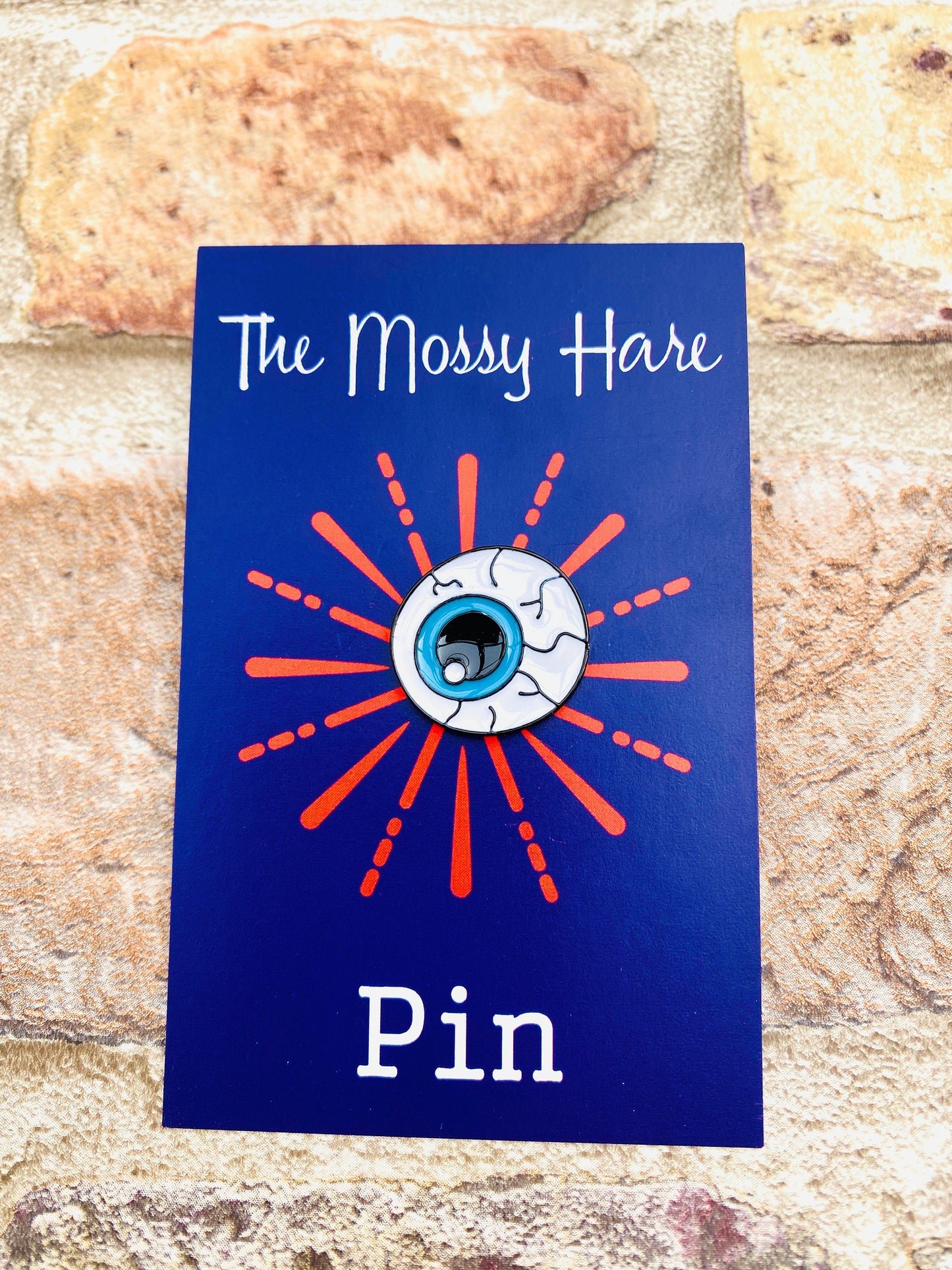 Eye enamel pin! Tooth enamel pin! Dentist badge, Optician badge
