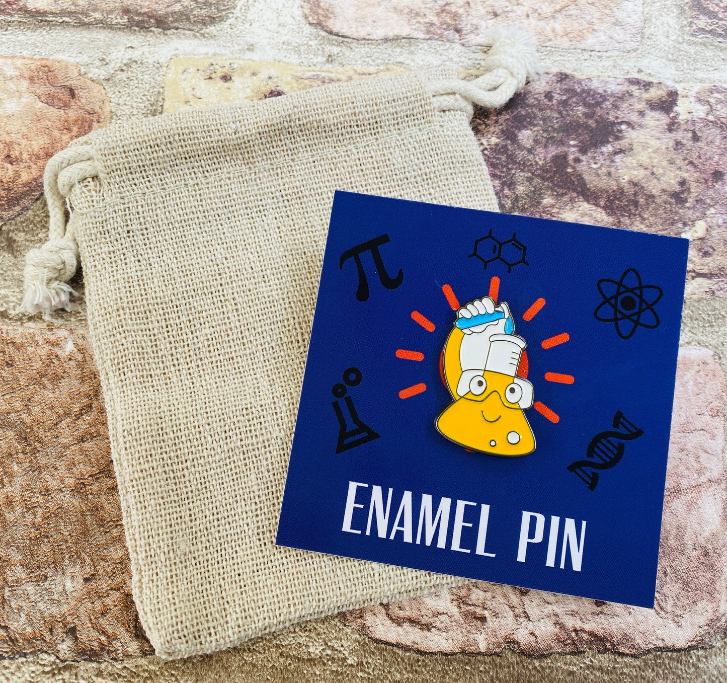 Science Enamel Pin- Science Chemistry Teacher Gift University Badge & waterproof Science stickers! Scientist- chemist- Personalised Science